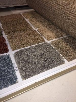 Carpet samples