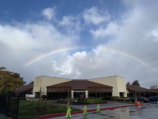 Somewhere under a rainbow -- Stratford's Pleasanton Campus shines!