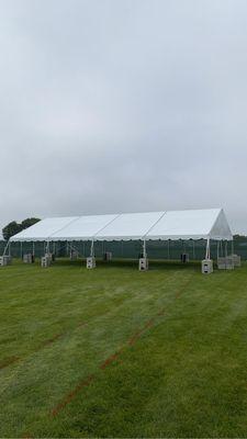 30' x 60' Keder Frame Tent with ballasting