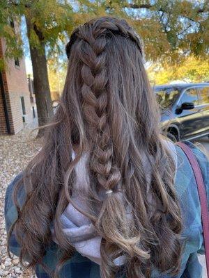 Finished wedding day hair??