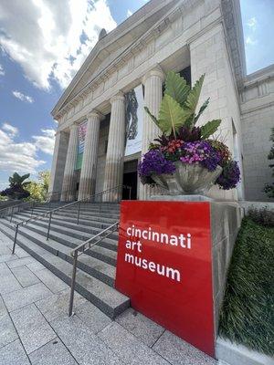 Inside the museum entrance