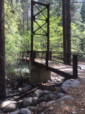 Suspension bridge @Zumwalt Meadow