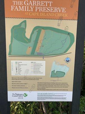 Preserve Trail Map