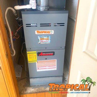 Newly installed furnace