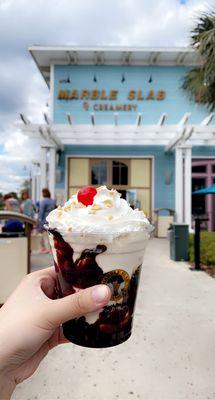 Fudge Brownie Delight Sundae