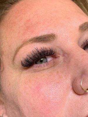 6D lashes by master stylist Mackenna