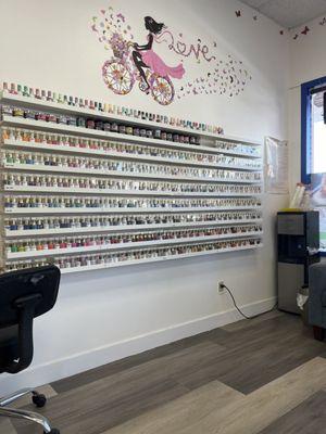 GEL POLISH SHELVING