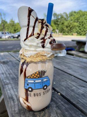 S'mores milkshake