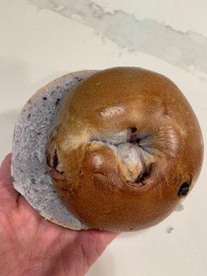 Blueberry bagel