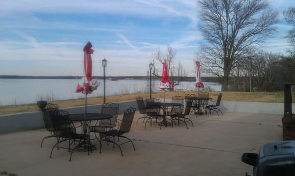 Patio, cornhole