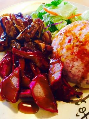 BBQ pork & chicken combo