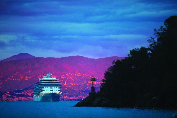 Regent Seven Seas Voyager in Portofino, Italy