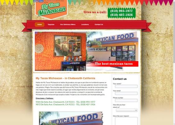 My taco website