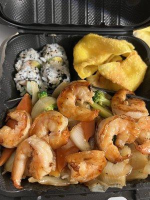 Teriyaki Shrimp Bento Box