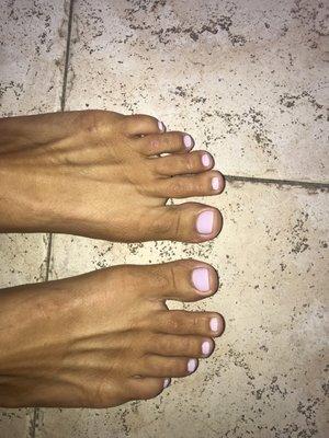 Gel pedicure