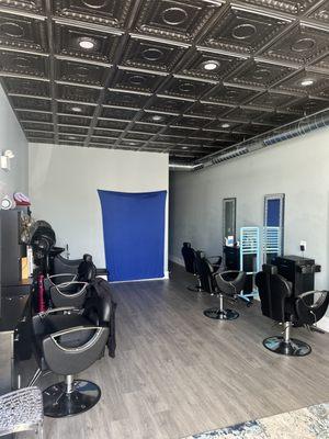 Front end of salon