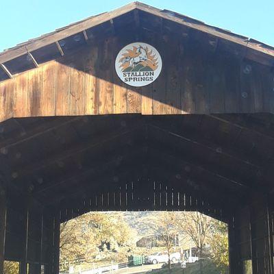 Stallion Springs is the only place in Kern County with a Covered Bridge.