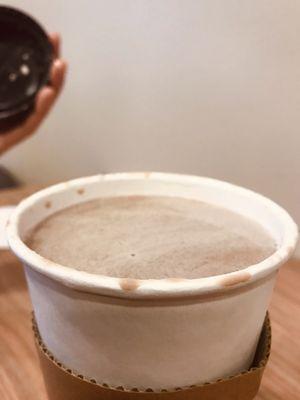 Hot Taro Milk Tea - 75% sweet - HIGHLY RECOMMEND