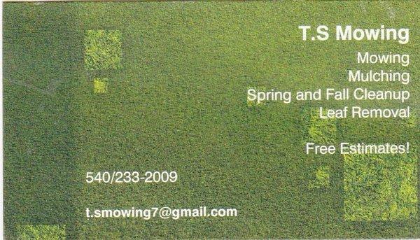 T.S. Mowing