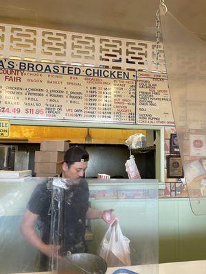 John, the owner in the menu above he will not be disappointed