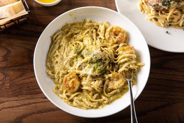 Shrimp Pesto Pasta