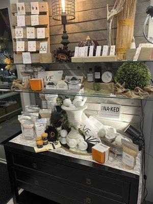 Buck Naked - Organic soaps and candles.