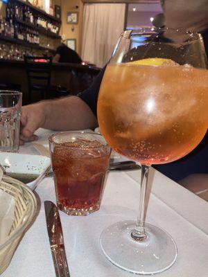 Negroni & aperol spritz