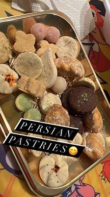 Sample of assorted pastries