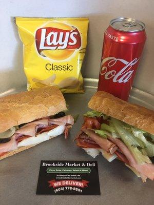 Add chips and a drink to any sub for only 99 cents!