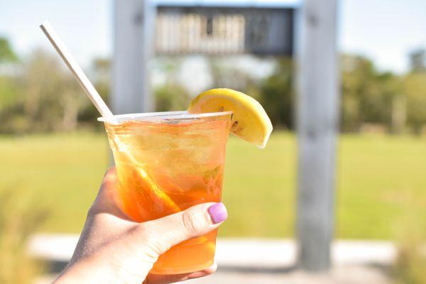 the "Nice to Mint You" with their Mint Tea Vodka, lemon, and club soda