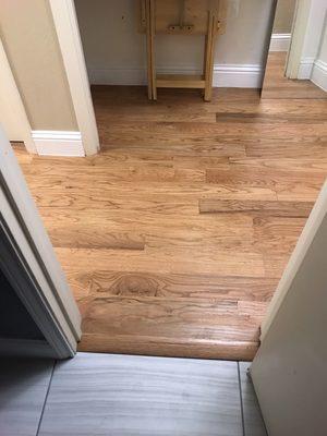 Beautiful floors, not only adds value to your home but it gives it a different feel