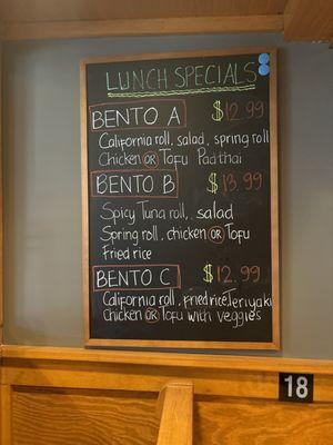 Lunch specials