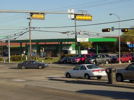 Official vehicle inspection station on Independence Parkway