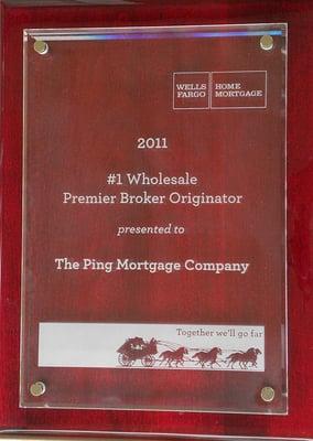 Wells Fargo #1 Broker Nationwide in 2011