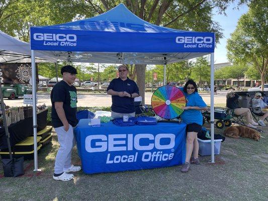 We sponsor many events in the community.  Catch GEICO Keller in the community for a chance to win a prize!