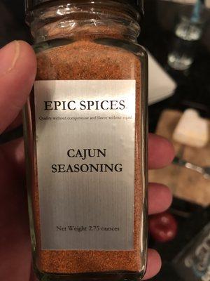 Awesome Cajun seasoning!