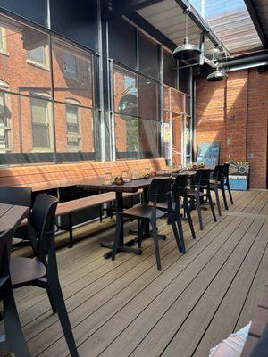 Indoor/Outdoor Seating Area