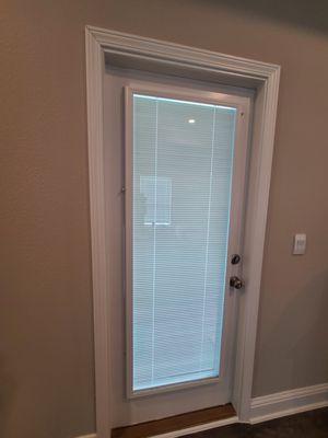 Do you have privacy issues with and exterior door? I can help.