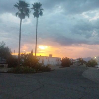 Sunset at Crazy Horse RV Park