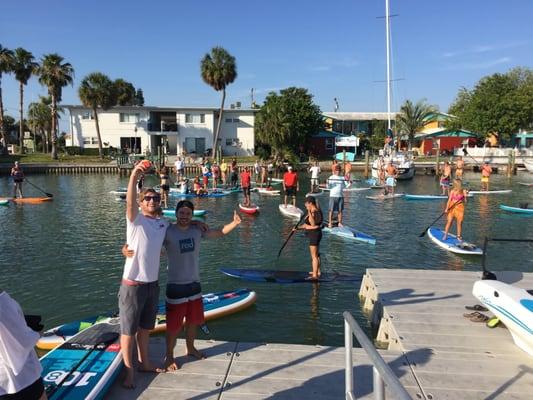 Monday night paddle