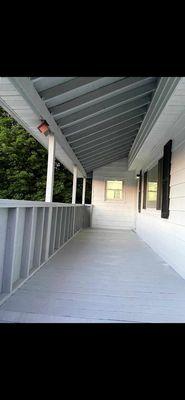 Porch Remodel in a 1960 home