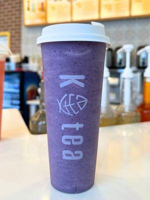 Come try our Blueberry Boba Shake Tea today!