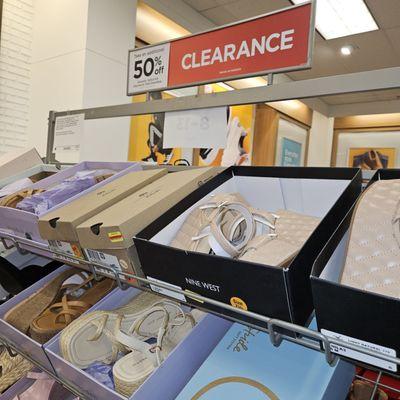 Clearance - get an additional 50% off. Shoes $34.99 regular price, now $17.49