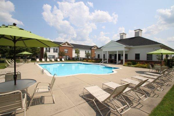 Swimming pool at Washington Park Apartments in Centerville, Ohio.