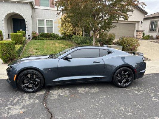 2022 Camaro Tint.