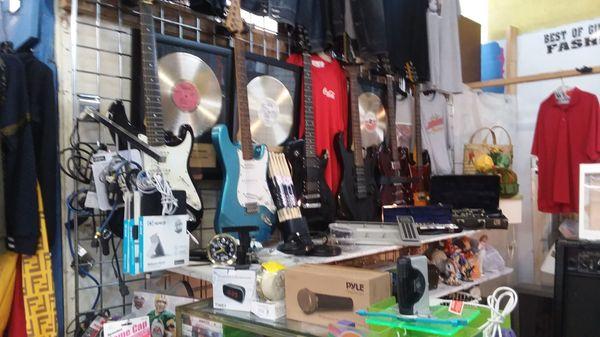 We have many different models of guitars.