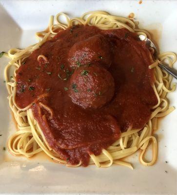 Linguine and Meatballs