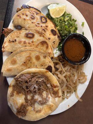 Top view of tacos Guadalajara