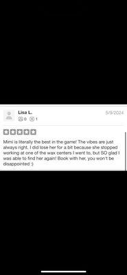 5 Star Review!