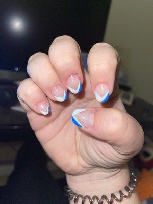 Uneven lines and red cuticles